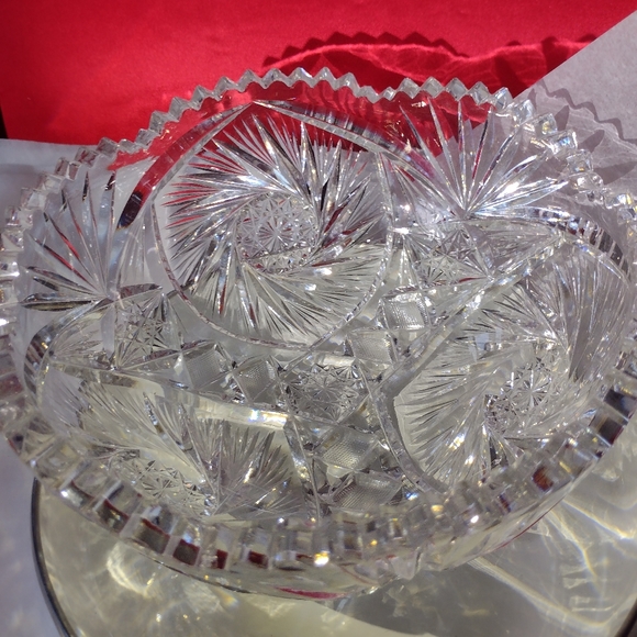 24%PbO Lead Crystal Bowl - Picture 13 of 14